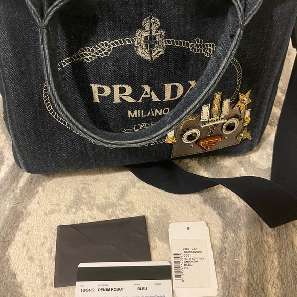 Prada Robot Denim tote - Picture 11 of 11